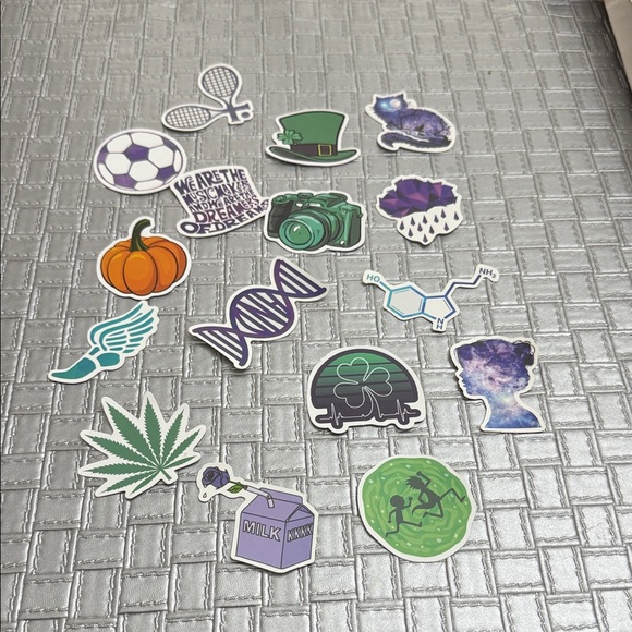Mixed Vinyl Sticker Set Variety Pack Aesthetic Sports Science Space - Picture 1 of 1